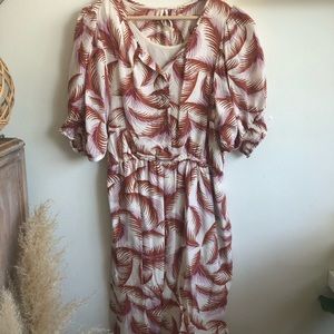 Anthropology Patterned Dress - Size M